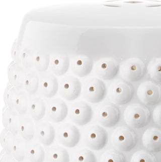 Safavieh Stella Nail Head Stool White Furniture 