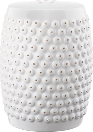 Safavieh Stella Nail Head Stool White Furniture main image