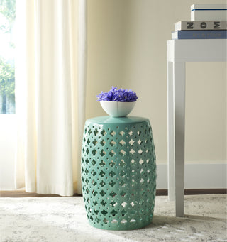 Safavieh Lacey Garden Stool Light Blue Furniture  Feature