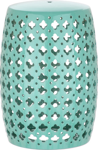 Safavieh Lacey Garden Stool Light Blue Furniture main image