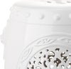 Safavieh Flower Drum Garden Stool White Furniture 