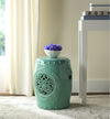 Safavieh Flower Drum Garden Stool Light Blue Furniture  Feature