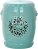 Safavieh Flower Drum Garden Stool Light Blue Furniture main image