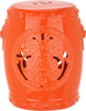 Safavieh Dragon Coin Garden Stool Orange Furniture main image