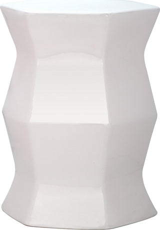 Safavieh Modern Hexagon Garden Stool Cream Furniture main image