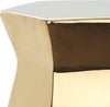 Safavieh Modern Hexagon Garden Stool Gold Furniture 