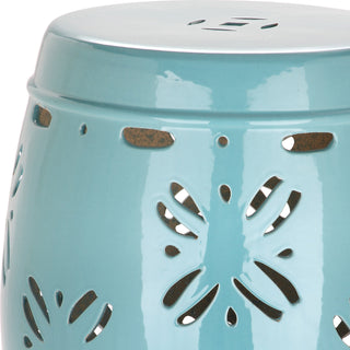 Safavieh Sakura Garden Stool Light Blue Furniture 