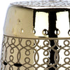 Safavieh Lantana Garden Stool Gold Furniture 