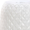 Safavieh Calla Garden Stool White Furniture 