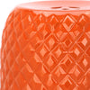Safavieh Calla Garden Stool Orange Furniture 