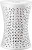 Safavieh Camilla Garden Stool White Furniture main image