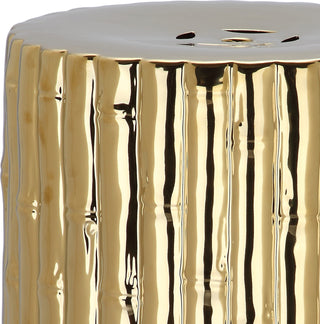 Safavieh Bamboo Garden Stool Gold Furniture 