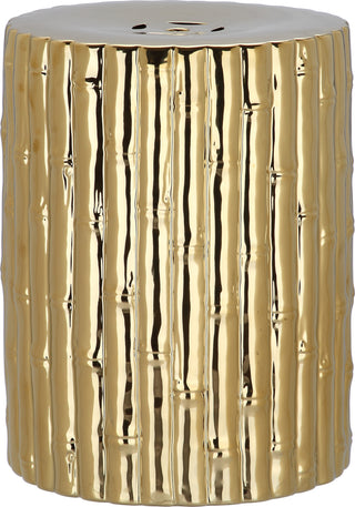 Safavieh Bamboo Garden Stool Gold Furniture main image