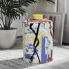 Safavieh Kes Multicolor Garden Stool Furniture  Feature