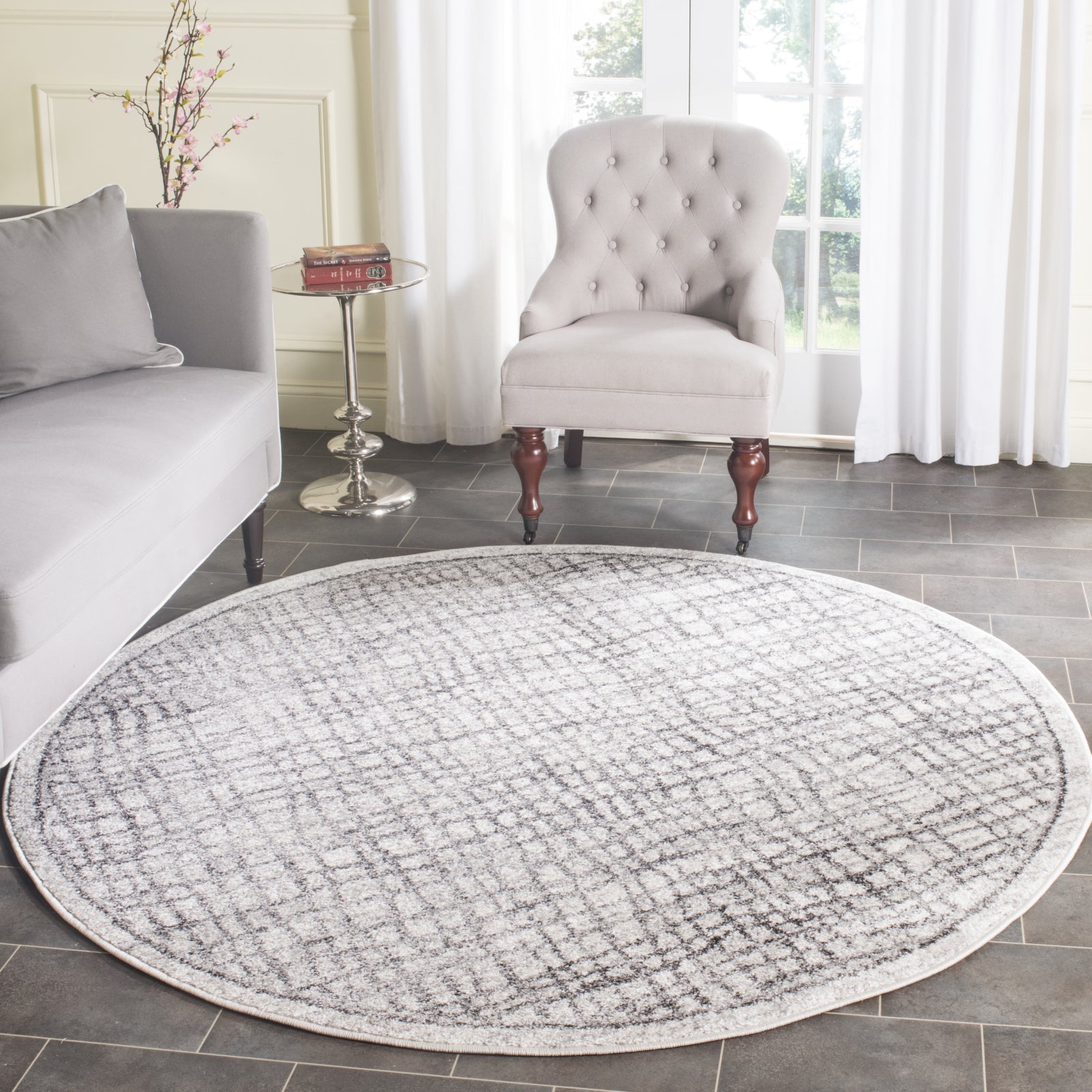 Safavieh Adirondack ADR103B Silver/Ivory Area Rug – Incredible Rugs And ...