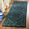 Safavieh Adirondack ADR108K Black/Teal Area Rug Room Scene Feature