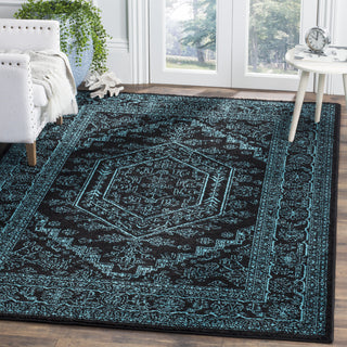 Safavieh Adirondack ADR108K Black/Teal Area Rug  Feature