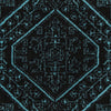 Safavieh Adirondack ADR108K Black/Teal Area Rug 