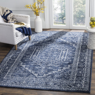 Safavieh Adirondack ADR108N Navy/Ivory Area Rug  Feature