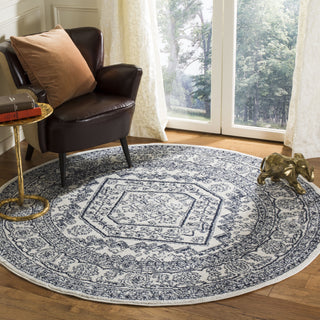 Safavieh Adirondack ADR108R Ivory/Navy Area Rug 