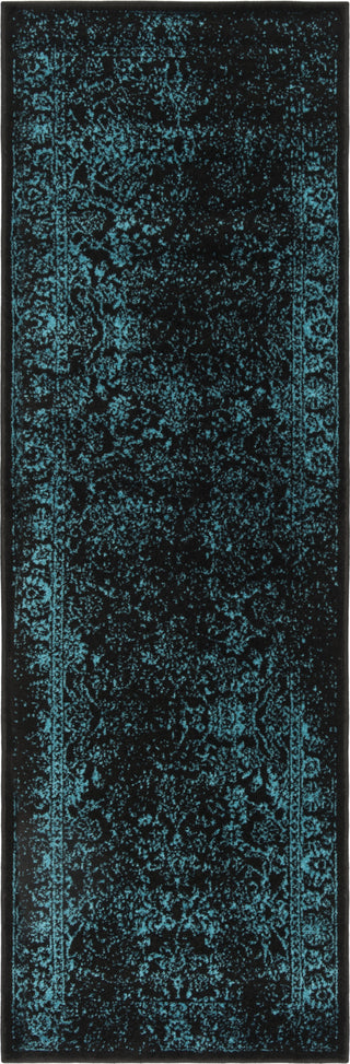 Safavieh Adirondack ADR109K Black/Teal Area Rug 