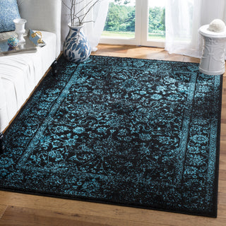 Safavieh Adirondack ADR109K Black/Teal Area Rug  Feature