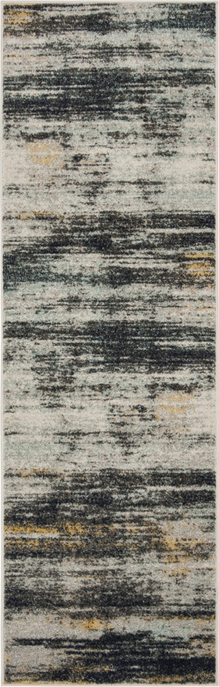 Safavieh Adirondack ADR201F Light Grey/Black Area Rug Runner Image