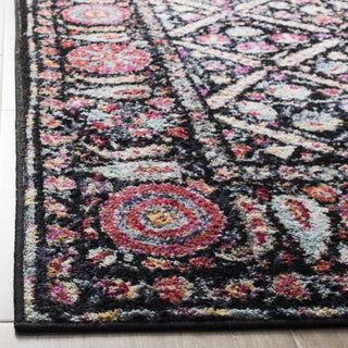 Safavieh Adirondack ADR203Z Black/Fuchsia Area Rug Detail Image