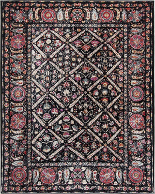 Safavieh Adirondack ADR203Z Black/Fuchsia Area Rug