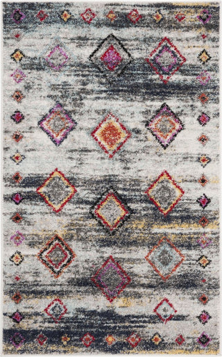 Safavieh Adirondack ADR205F Light Grey/Red Area Rug 3' Image