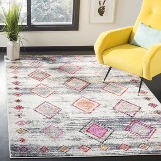 Safavieh Adirondack ADR205F Light Grey/Red Area Rug