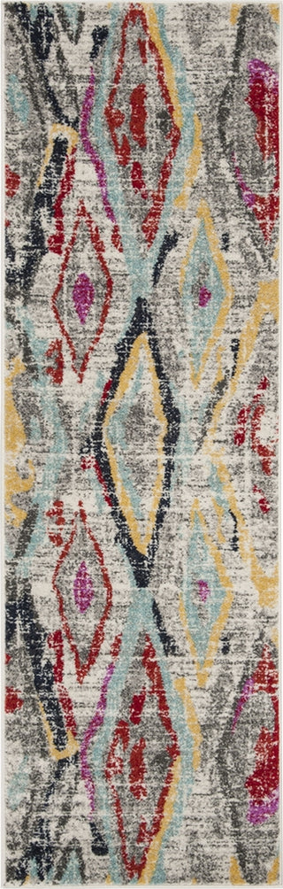 Safavieh Adirondack ADR209F Light Grey/Red Area Rug Runner Image