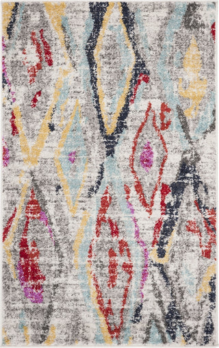 Safavieh Adirondack ADR209F Light Grey/Red Area Rug 3' Image