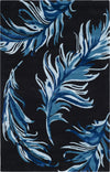 Safavieh Alr-Allure Feather Black/Blue Area Rug Main