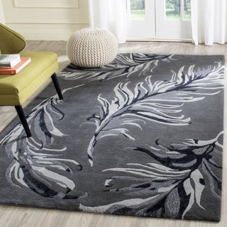 Safavieh Alr-Allure Feather Grey Area Rug Room Scene