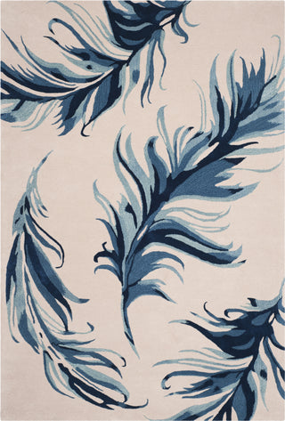 Safavieh Alr-Allure Feather Beige/Blue Area Rug Main