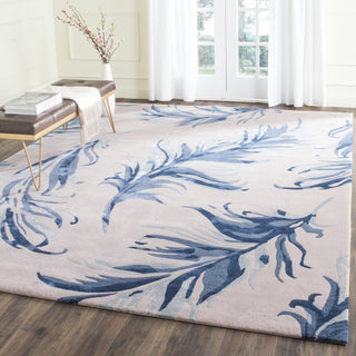 Safavieh Alr-Allure Feather Beige/Blue Area Rug Room Scene