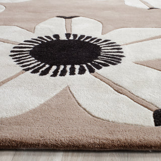 Safavieh Alr-Allure Daisy Brown Area Rug Detail