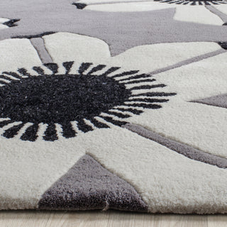 Safavieh Alr-Allure Daisy Grey Area Rug Detail