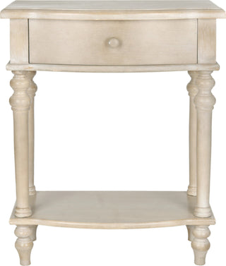 Safavieh Rosanna One Drawer Side Table Grey Furniture main image