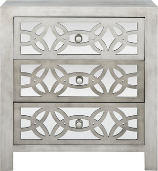 Safavieh Tasha 3 Drawer Chest Grey Furniture main image