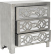 Safavieh Tasha 3 Drawer Chest Grey Furniture 