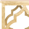 Safavieh Milo Trellis Gold Leaf End Table Furniture 