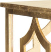 Safavieh Milo Trellis Gold Leaf End Table Furniture 