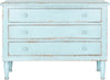 Safavieh Talbet Storage Chest Distressed Blue Furniture main image