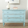 Safavieh Talbet Storage Chest Distressed Blue Furniture  Feature