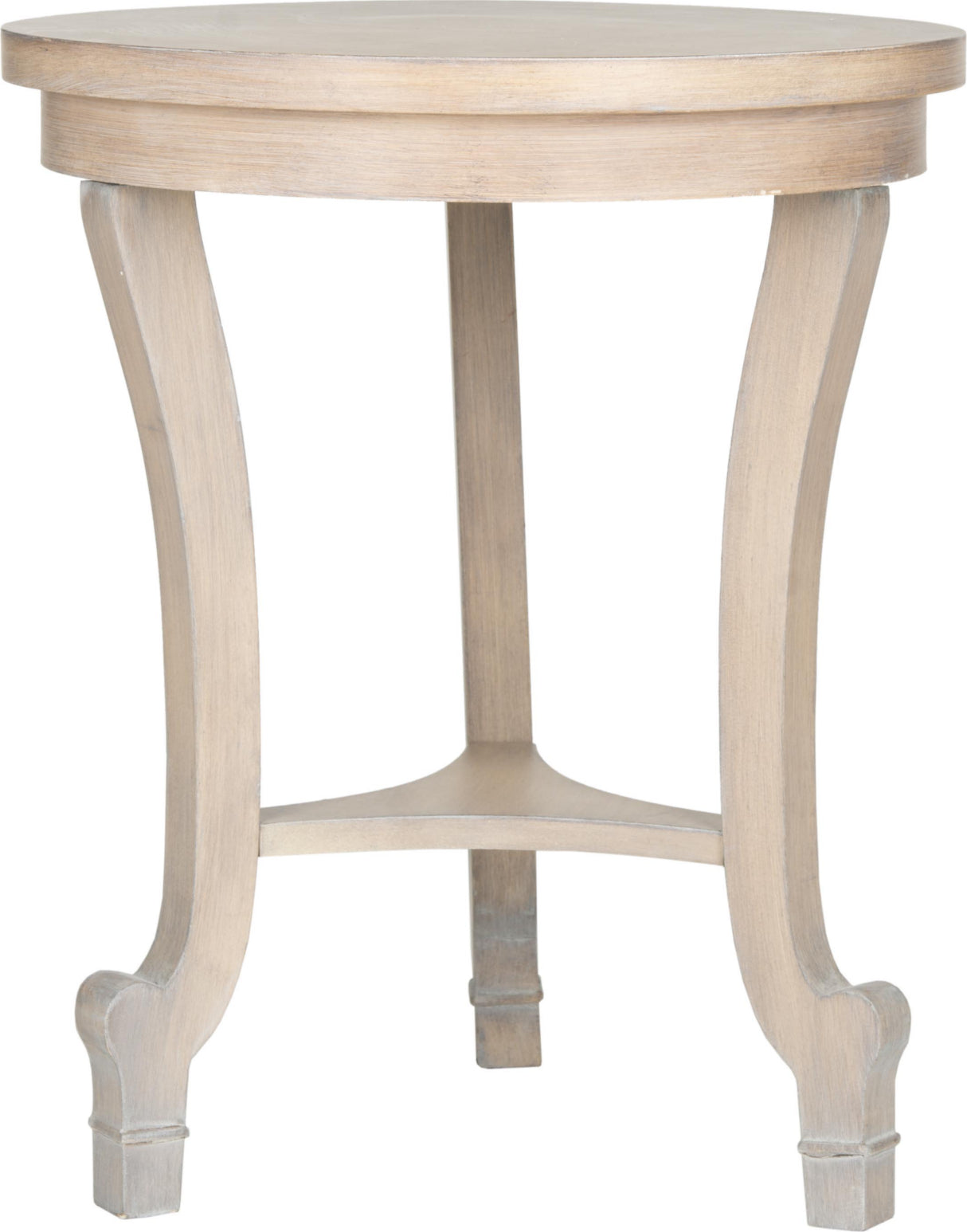 Safavieh Monty Round Top End Table Natural Furniture main image