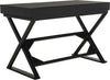 Safavieh Gilbert Desk Weathered Black Furniture 