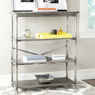 Safavieh Jamison Large Bookcase Dark Silver Furniture  Feature