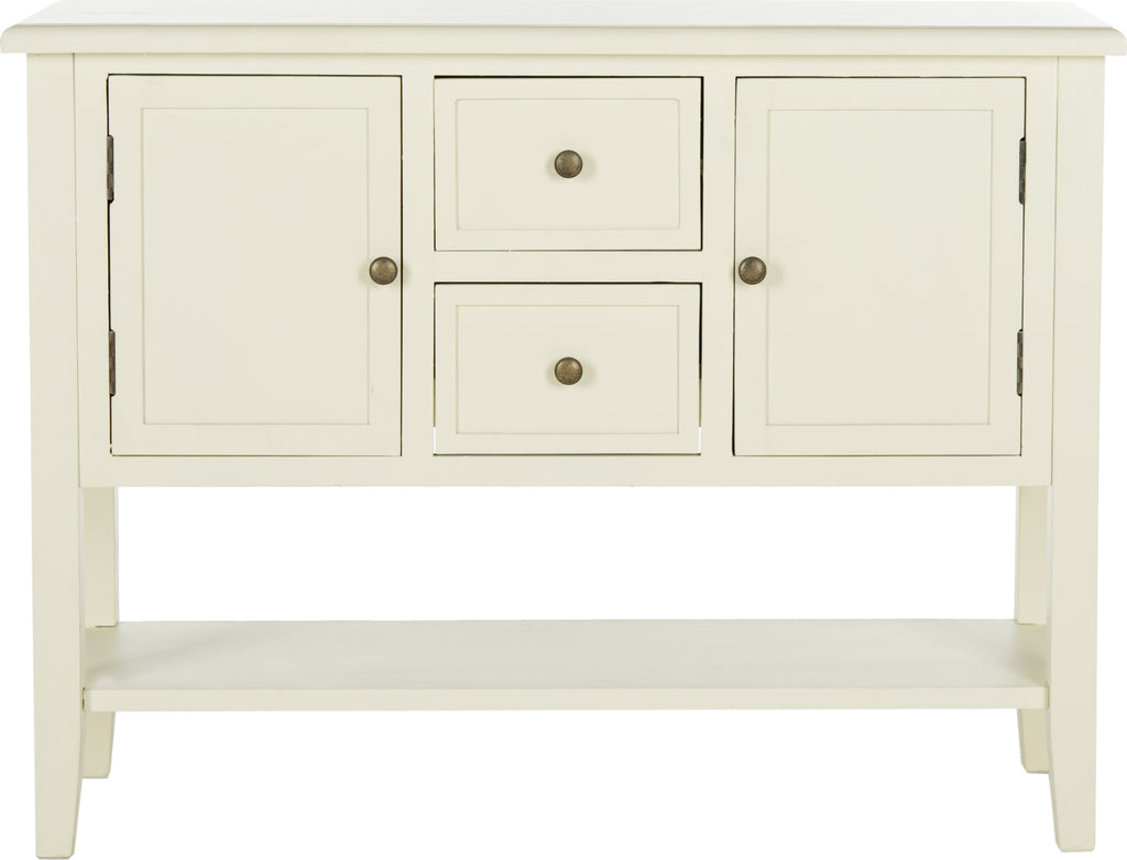 Safavieh Gemma 2 Drawer / Door Chest White Furniture main image